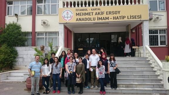 Saffet Simavi Ortaokulu - Kartal Mehmet Akif Ersoy Anadolu İmam Hatip Lisesini Ziyaret Ettik