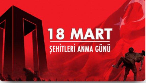 İlçe Milli Eğitim Müdürümüzün 18 Mart Şehitleri Anma Günü ve Çanakkale Zaferi Mesajı