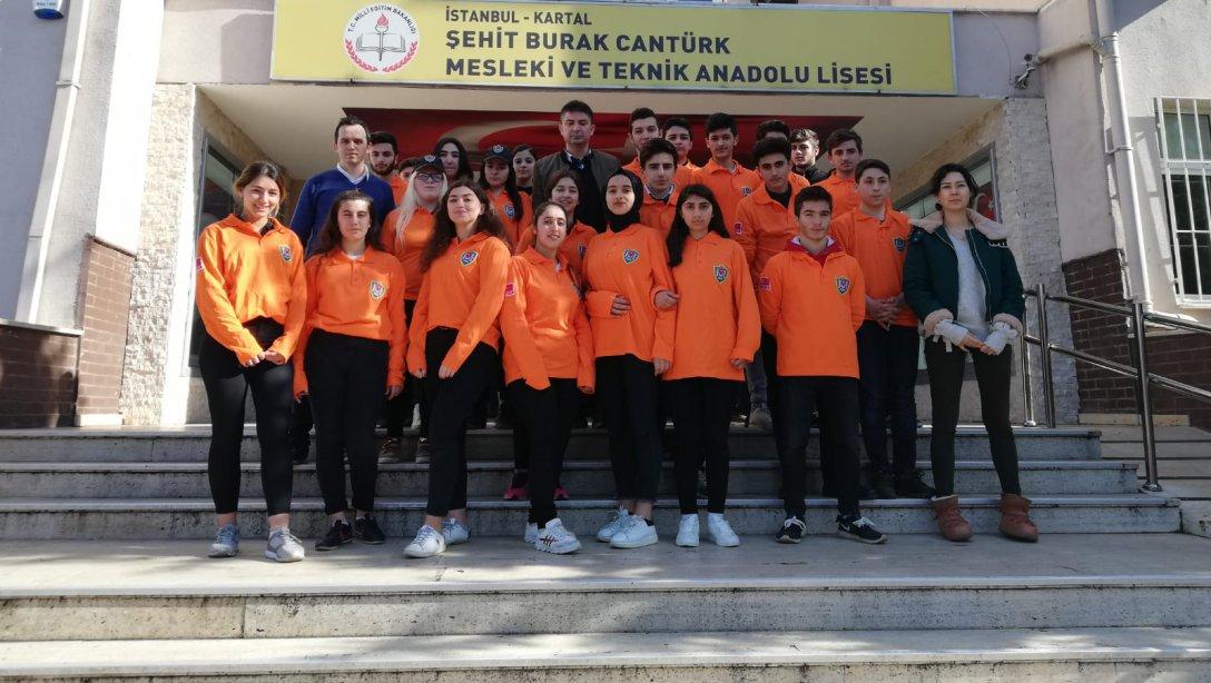 Kartal Şehit Burak Cantürk Mesleki Ve Teknik Anadolu Lisesi - Deprem Tatbikatı