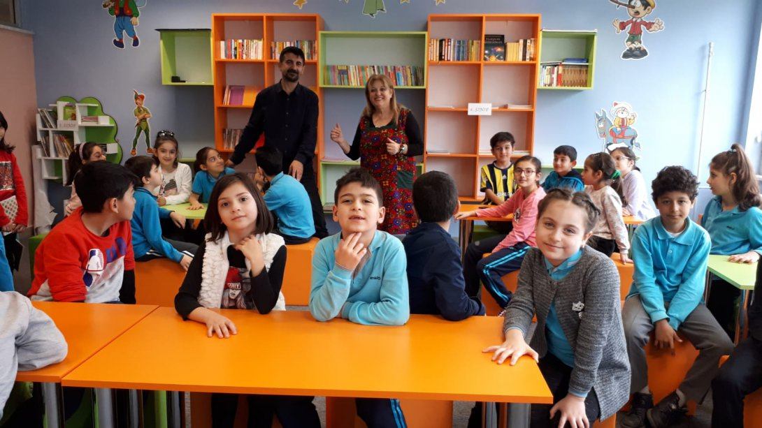 Eğe Sanayi İlkokulu-"Kütüphanede Hayat Var " Projesi