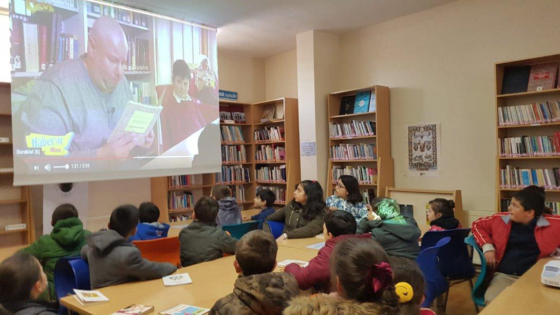 Sabri Taşkın İlkokulu Kütüphaneler Haftası-Halk Kütüphanesi Etkinliği 