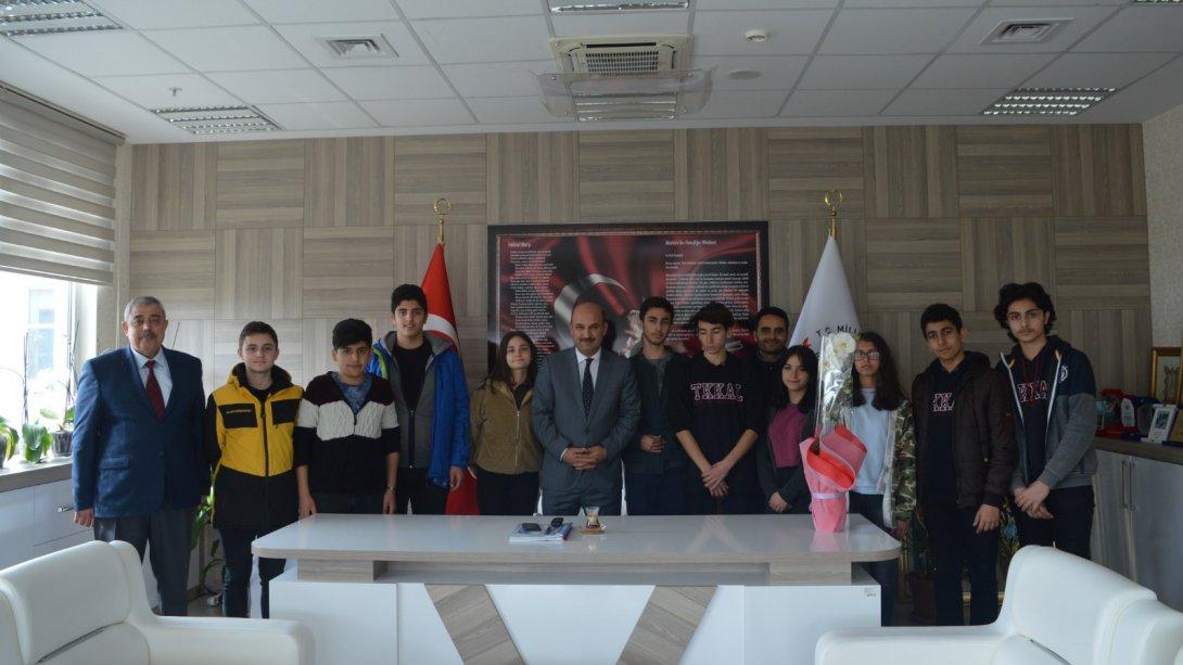 Türk Kızılayı Kartal Anadolu Lisesi Öğrencilerinden Müdürlüğümüze Ziyaret