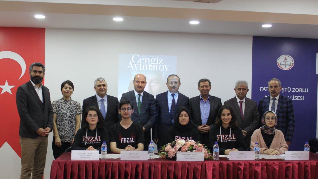 Anadolu Mektebi Yazar Okumaları Projesi Kapsamında Cengiz AYTMATOV Paneli Düzenlendi