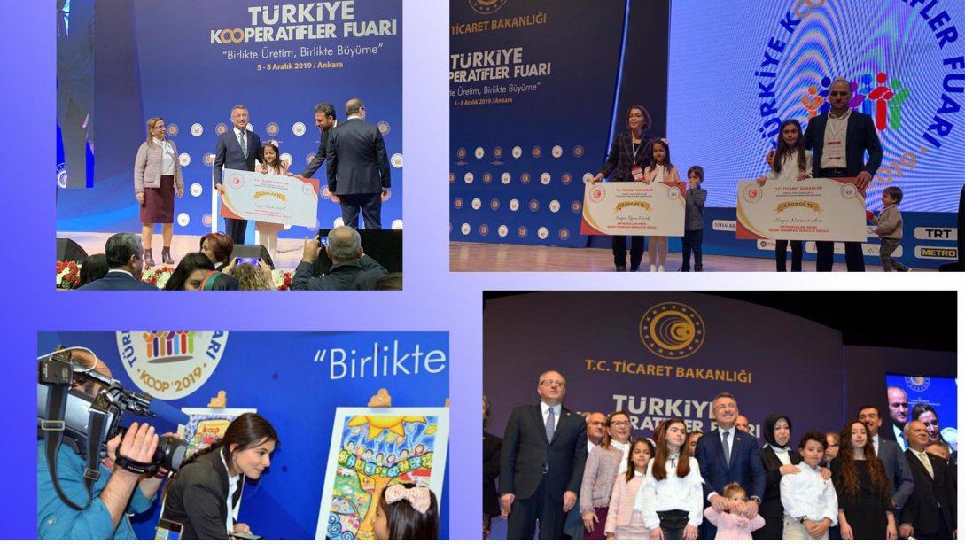 Ticaret Bakanlığı'nın düzenlediği Resim Yarışması'nda Türkiye Birincisi Kartal BİLSEM Öğrencimiz Rana KÜÇÜK oldu.