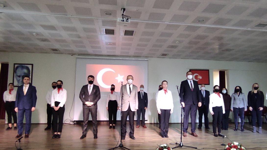 12 Mart Mart İstiklal Marşının Kabulü ve Mehmet Akif Ersoy'u Anma Programı Gerçekleştirildi