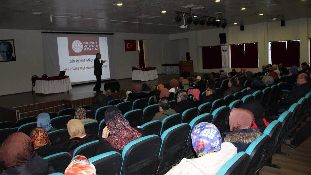 Din Kültür ve Ahlak Bilgisi ve İmam Hatip Lisesi Meslek Dersleri Öğretmenleri Zümre Başkanları Toplantısı