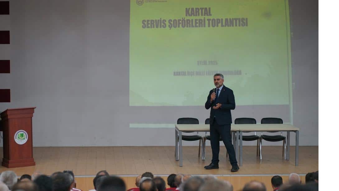 OKUL SERVİS ŞOFÖRLERİ TOPLANTISI GERÇEKLEŞTİRİLDİ.