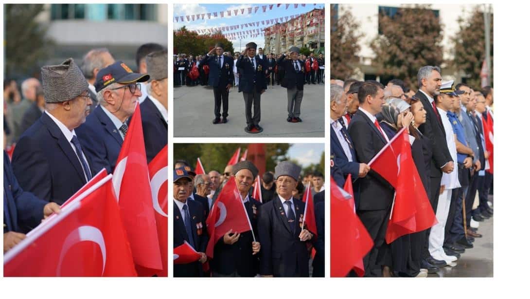 19 EYLÜL GAZİLER GÜNÜ ÇELENK TÖRENİ DÜZENLENDİ.